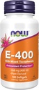 Now Foods Supplements, Vitamin E- 400 IE Blandede tocopheroler, Antioxidant Protection *, 100 Softgels