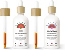 Rainbo Fan Favorite Bundle, 11: 11 Multi Mushroom Extract + Lions Mane Mushroom Tincture, Dual Extract Daily Mushroom Tinctures for Omfattende immunforsvar, Vegansk flydende Mushroom Kosttilskud