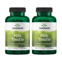 Swanson Milk Thistle (Standardized) - Urte Lever Support w / 80% Silymarin - Naturlig Formel Hjælper til at opretholde total sundhed & velvære - (120 kapsler) (2 Pack)