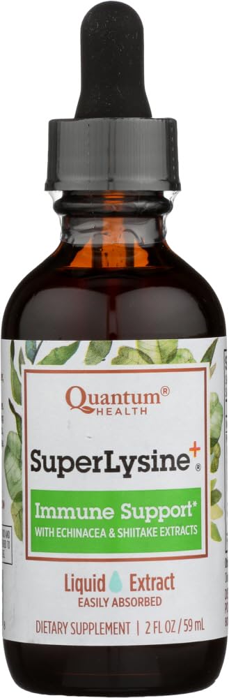 Quantum Aminosyre Super Lysin Plus flydende ekstrakt, 2 Ounce - 3 per tilfælde.