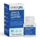 OmegaXL Fælles Support, for Relief - Naturlig Muskel Support, Green Lipped Mussel Oil, Soft Gel Pills, Drug- Free, 60 Greve