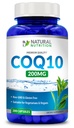 Generisk Natural Vitamin Coq10 200mg, 200 kapsler, Quick Absorption - Gluten Free & Non- GMO