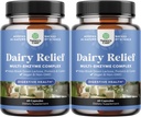 Lactose Intolerance Pills 120 dages forsyning - hurtigt fungerende Dairy fordøjelsesenzymer - Dairy Relief Pills for fordøjelse, Bloating, Gas og Carb Protein - fordøjelse Supplement for Lactose Intolerance Relief