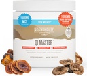 ROUNDHOUSE PROVSITION Qi Master Adaptogen Blend, Earthy Mushroom Flavor med Astragalus Root, Rhodiolife Extract, MCT, 8 Organic Mushrooms (30 Scoops) af Chuck Norris