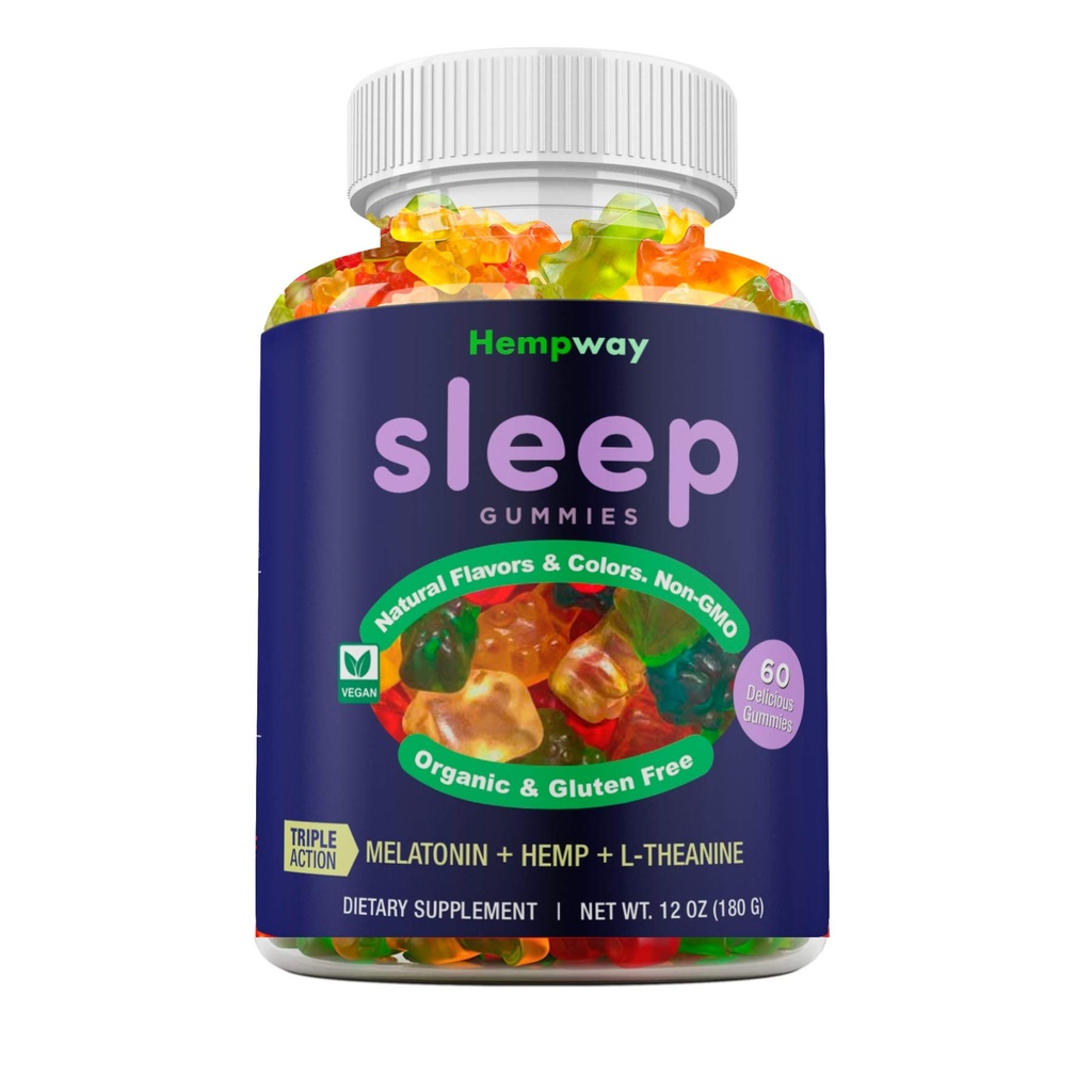 Hempy Sleep Gummies Triple Action