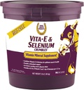 Horse Health Vita E & Selenium Crubles Horse Vitamin Supplement, understøtter Optimal Muscle Health & antioxidant Support, 3 lbs., 96 Day Supply