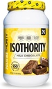 Isothority Whey Protein Isolate, Milk Chocolate, 2 LB - Ultra Absorbable Forgrenet Chain Aminosyrer (BCAA) Pulver med 25 g Protein Per Servering, Lav Carb - Byg Muscle & Accelerate Inddrivelse