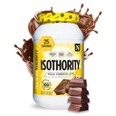 Isothority Whey Protein Isolate, Milk Chocolate, 2 LB - Ultra Absorbable Forgrenet Chain Aminosyrer (BCAA) Pulver med 25 g Protein Per Servering, Lav Carb - Byg Muscle & Accelerate Inddrivelse