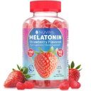 Melatonin Gummies - 10 mg Jordbærsmag Kosttilskud til støtte for søvn - 150 Veganske Gummies