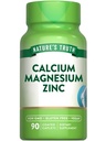 Nature 's Truth Calcium Magnesium Zink- 124; 90 Overtrukket Caplets - 124; Vegan, Non- GMO, og Gluten Free Supplement