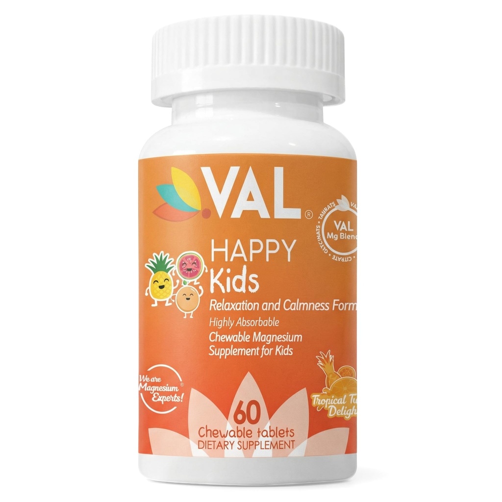 VAL Magnesium til børn 124; high- Absorption Magnesium til rolig, afslapning & Focus