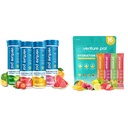 Venture Pal Sugar Free Electrolyte Powder Packets & Chewable Fast- Smelt Electrolyte Tablets, Sport Electrolyte til kører vandreture Cykling Sport Nutrition