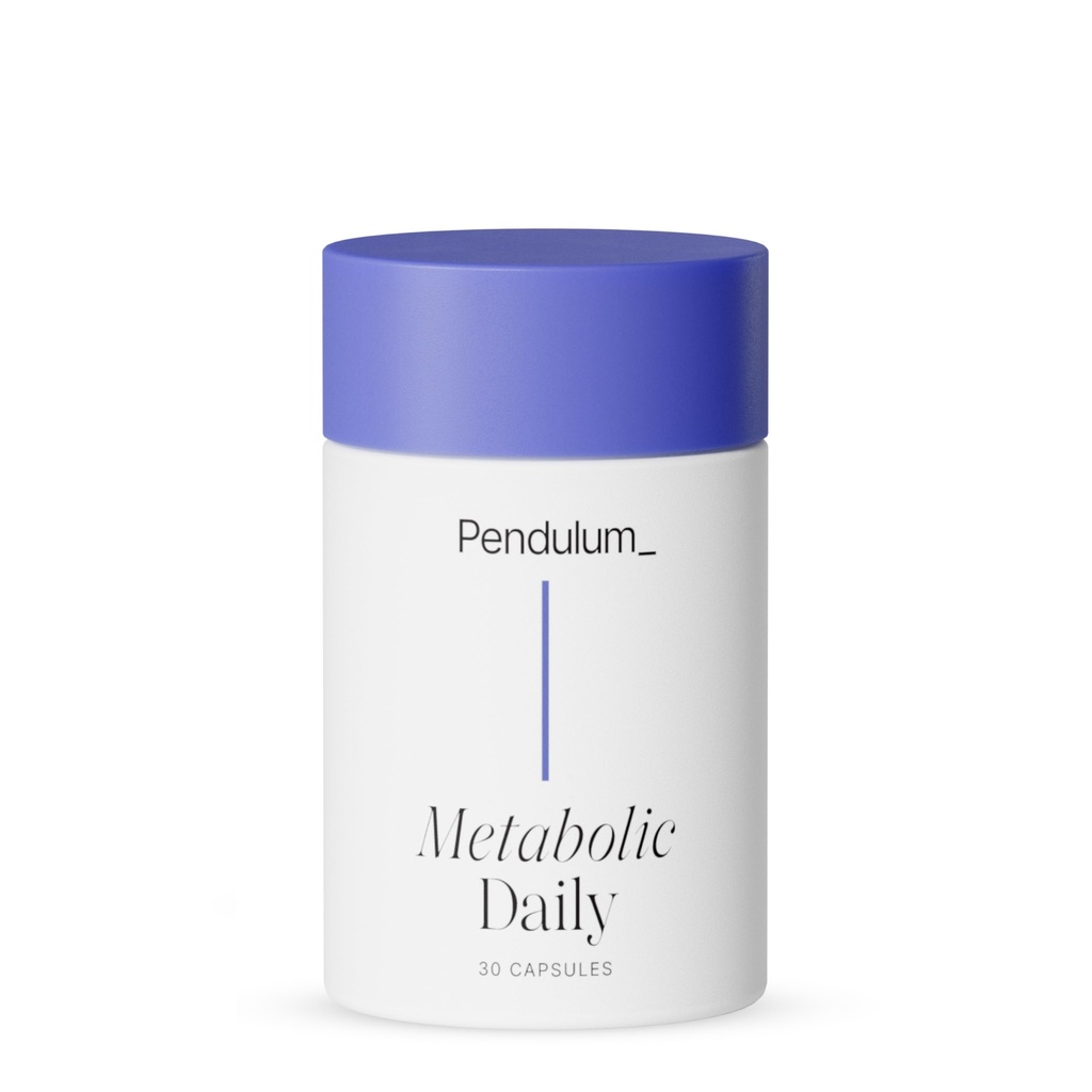Pendulum Metabolic Daily - Multi- Strain Probiotic med Akermansia muciniphila til støtte af Metabolisme og Sustain Energiniveauer - for kvinder og mænd - 30 kapsler (1 pakke)