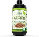 Urtehemmeligheder Organic Flaxseed Oil Supplement 124; 16 Fl. Oz. (473 ml)