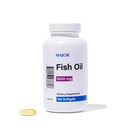 MAJOR Omega-3 Fish Oil - Fish Oil Supplement 1000mg - 100 Softgels (1- Pack)