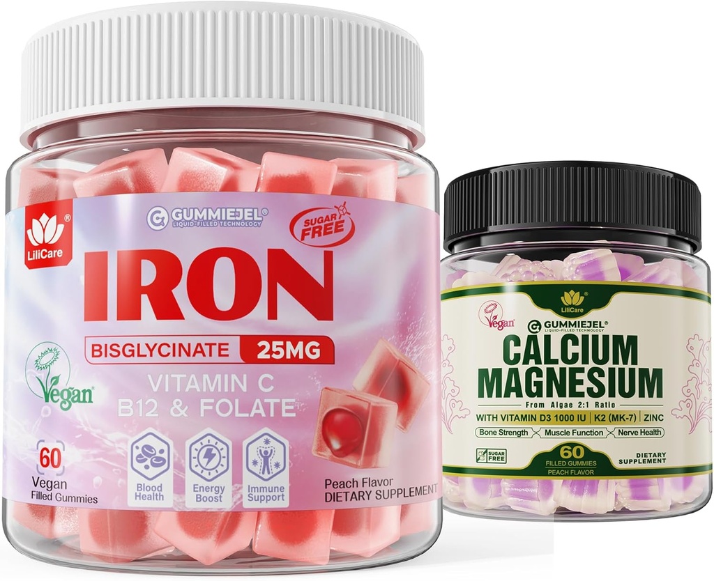 Bundle - Vegansk Jern + Algae Calcium