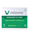 Visbiome ® Advanced GI Care - High Potency Probiotic 450 Millioner Styrke - 30 Pakker Unflavored Powder - Original De Simone Formulering - Shipped Cold i genanvendelige køler med temperatur skærm.