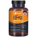 Vitamin D3 4007IE & K2 MK7 100µg Vegetariske tabletter I 180 (6 Måneders Tilgang) I Let at synke supplement til immunforsvar, Calcium Boost, Bone & Muscle I Made in The UK af Provis Healthcare