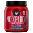 BSN N.O.-XPLODE Pre Workout Powder, Energisupplement for mænd og kvinder med Creatin og Beta- Alanine, Flavor: Blue Raz, 30 Servere