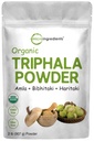 Micro Ingredients Organic Triphala Powder, 2 Pounds (Amla + Haritaki + Bibhitaki) Yep 124; India Origin, Herbal Adaptogen Supplement, Understøtter Colon & immunforsvar Mep 124; Vegan, Ingen GMOS