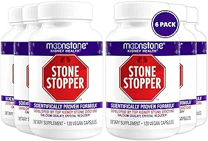 Stone Stopper Kapsler, Nyre Stone Forebyggelse, Calcium Oxalate Protector, Alkali Citrate Support, Udviklet af Urologer til støtte Nyre Sundhed, 6 Måned Supply