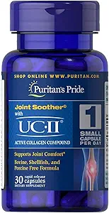 Puritans pride UC- II 40mg aktiv kollagen Compound- 30 Kapsler