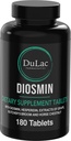 Dulàc - Diosmin Hesperidin 1000mg Kosttilskud 180 tabletter, beriget med Horse Chestnut Extract og Slagtere Broom