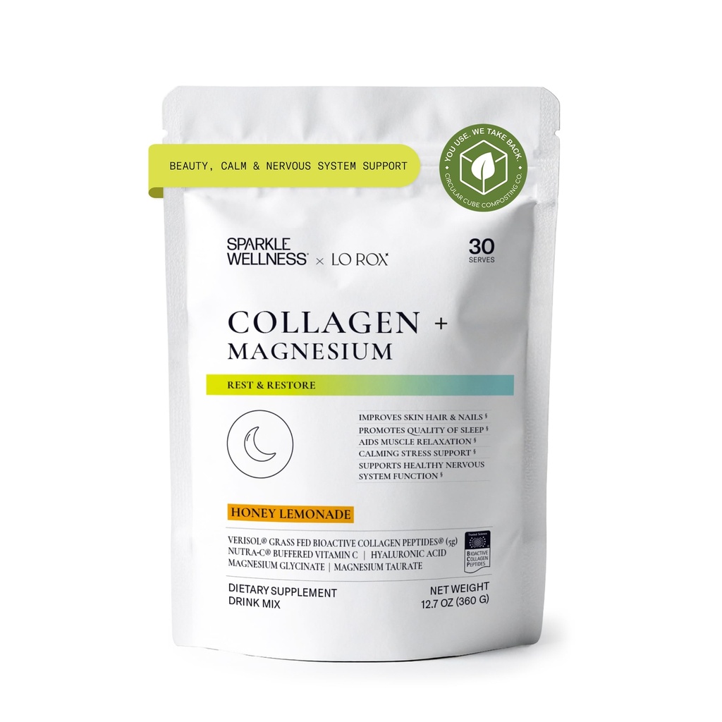 Collagen Magnesium Rest + Restore (Honey Lemonade) [30 Serves]