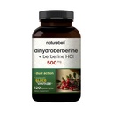 NatureBell Dihydroberine med Berberine HCl 500mg, 120 Veggie Kapsler