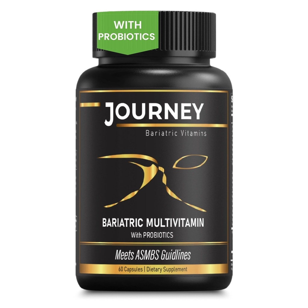 Rejse Bariatric Multivitamin med Probiotika & Jern - Kapsler (60 Greve)