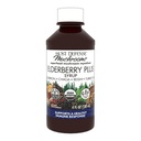 Værtsforsvar Elderberry Plus Syrup - immunforsvar, luftveje og lunger Support * - Liquid Mushroom Supplement med Tyrkiet Hale, Reishi, Agarikon & Chaga * - 4 fl oz (12 Servere)