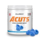 ALLMAX Nutrition AMINOCUTS (ACUTS), Amino-Charged Energy Drink med Taurine, L-Carnitin, Green Coffee Bean Extract, Blå Hindbær, 36 Servering