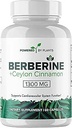 Pure Berberine Supplement - 1300mg Berberine med Ceylon kanel til Metabolisme & Immunsystemet Support - 60 Servere