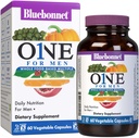 Bluebonnet Nutrition Mænd er en vegetabilsk kapsel, hele fødevarer Multiple, K2, Organic, Energy, Vitality, Non- GMO, Gluten, Soy & Milk Free, Kosher, 3 Måned Supply, 90 Greve