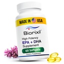 Vegansk Omega 3 tillæg høj potens EPA DHA Omega 3 tillæg fra Algae Oil Easy at synke små bløde Gel kapsler.