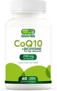 Pure CoQ10 Energy Support High Absorption med Bioperine, 200 mg per servering, 60 Veggie Kapsler, Glutenfri, Non- GMO