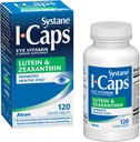 Systane caps Eye Vitamin & Mineral supplement, Lutein & Zeaxanthin Formel, 120 overtrukne tabletter