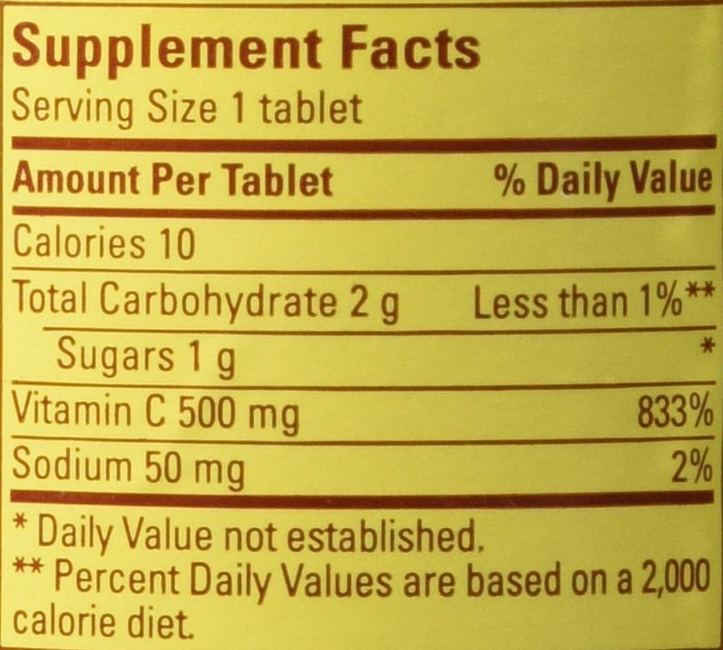 Nature Made Vitamin C 500mg 250 tæller kapsler