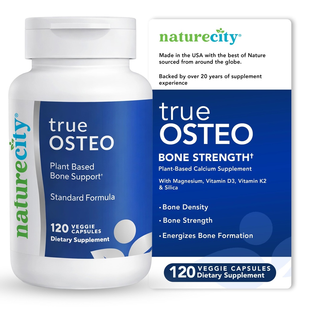 NatureCity True- Osteo Plant- baseret supplement til knogleresultater