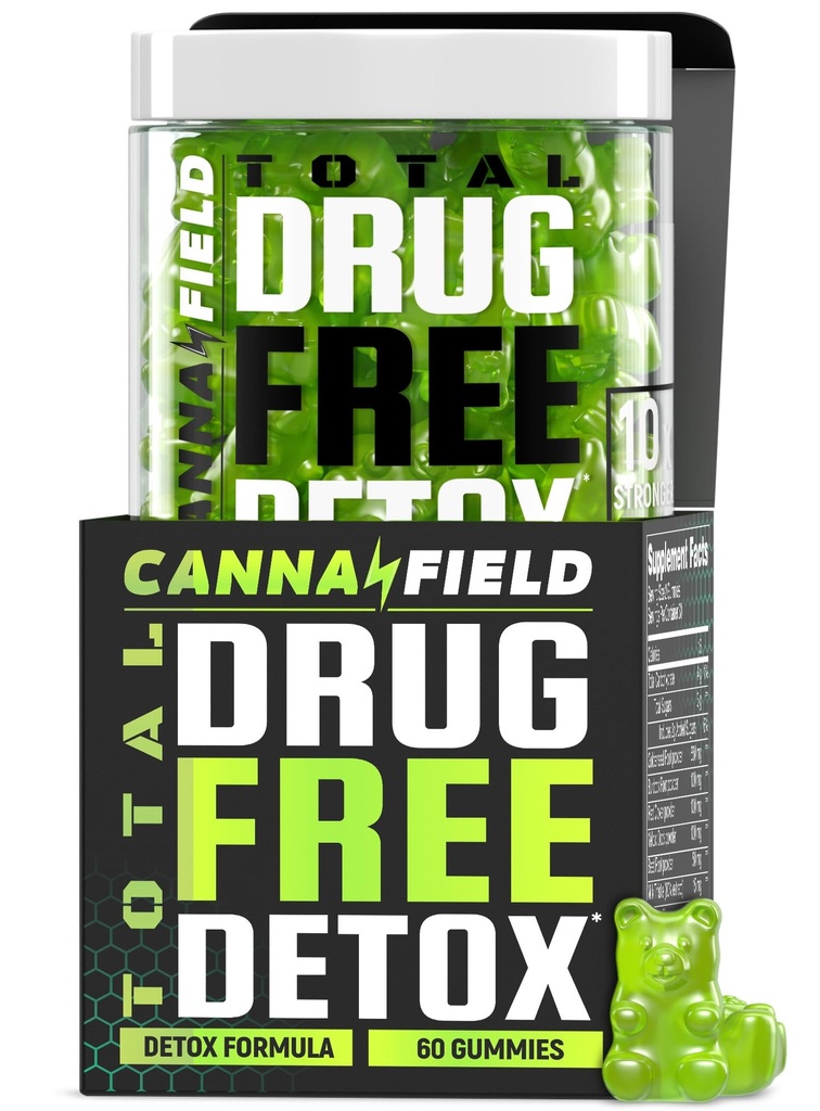 Fuld Krop Rengøring Detox Gummies, Lever, Gut & Nyre Rengøring Detox & Reparation med Mælk Tistle & Duck Flower Plant, Komplet fordøjelsesmedicin supplement, Kraftig Metal Rengøring for voksne kvinder & mænd