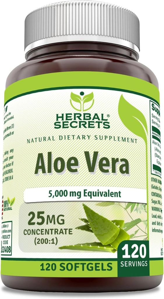 Urtehemmeligheder Aloe Vera 25 Mg koncentrat 200: 1