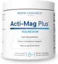Biotics Research Acti- Mag Plus ™ Højt biotilgængeligt pulver 400mg Magnesiumformel, 5g / Servering, Optimerer stressrespons, fremmer afslapning, sunde energiniveauer, Muscular Comfort 7 Oz