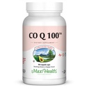 Maxi Health COQ10 100 mg kapsler - 100 mg Coenzym Q10 til Heart & Energy Support - Kosher Certified CO Q 10 Supplement - Non- GMO og Gluten- Free Heart Health Kosttilskud - 90 flydende kapsler