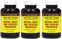 Y.S. Eco Bee Farms, (3 Pack) Royal Jelly, Bee Pollen, Propolis, Plus koreansk Ginseng, 90 Kapsler