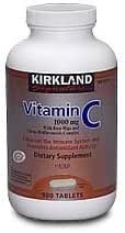 Kirkland Signature C-vitamin med Rose Hips, 1000mg