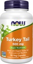 Now Foods Supplements, Tyrkiet Tail 500 mg, Super Mushroom, Lavet med Økologisk Kalkun Tail Mushroom og Mycelium, 90 Veg kapsler