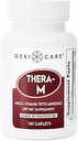 GeriCare Thera M Multivitamin Caplets, Blanding af vitaminer og mineraler for at sikre maksimal ernæringsmæssig støtte Antioxidant Protection Supplement, 100 Greve (pakke med 1)