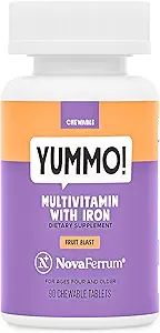 NovaFerrum Yummo Note 124; Kids Chewable Multivitamin med jern