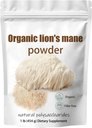 Organic Lions Mane Mushroom Powder- Lions Mane Mushroom Supplement Extract Powder