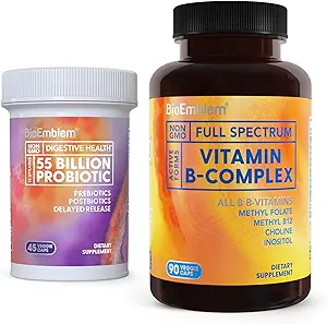 Bioemblemvitamin B- Complex & Probiotika til kvinder og mænd